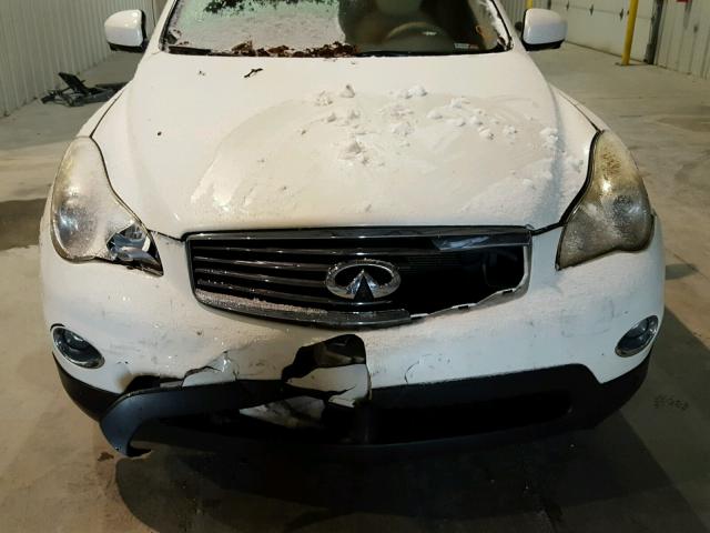 JN1AJ0HR3BM850613 - 2011 INFINITI EX35 BASE WHITE photo 7