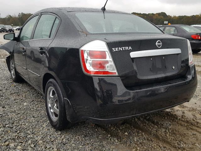 3N1AB6APXAL662432 - 2010 NISSAN SENTRA 2.0 BLACK photo 3