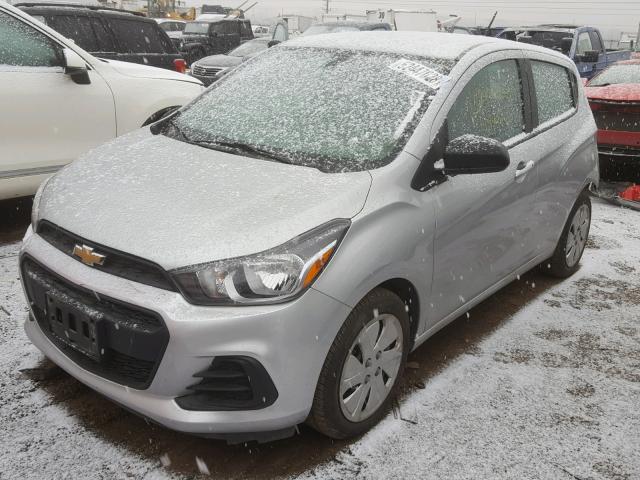 KL8CB6SA9GC633890 - 2016 CHEVROLET SPARK LS SILVER photo 2