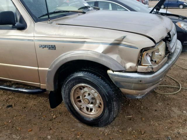 1FTCR11U8PUB21596 - 1993 FORD RANGER GOLD photo 9