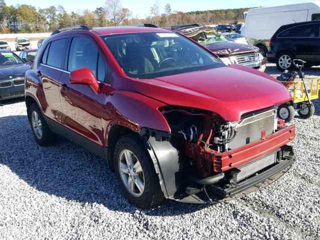 KL7CJRSB2FB264635 - 2015 CHEVROLET TRAX 1LT RED photo 1