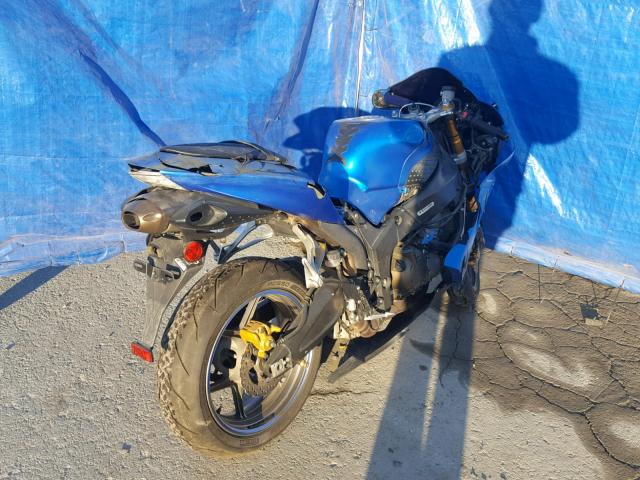 JKBZXJC1X6A047123 - 2006 KAWASAKI ZX636 C1 BLUE photo 4