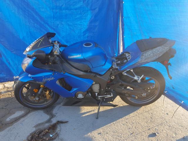 JKBZXJC1X6A047123 - 2006 KAWASAKI ZX636 C1 BLUE photo 9