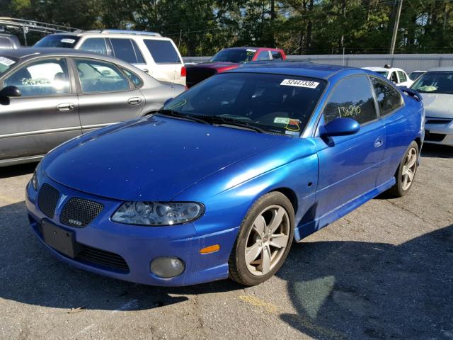 6G2VX12GX4L227578 - 2004 PONTIAC GTO BLUE photo 2