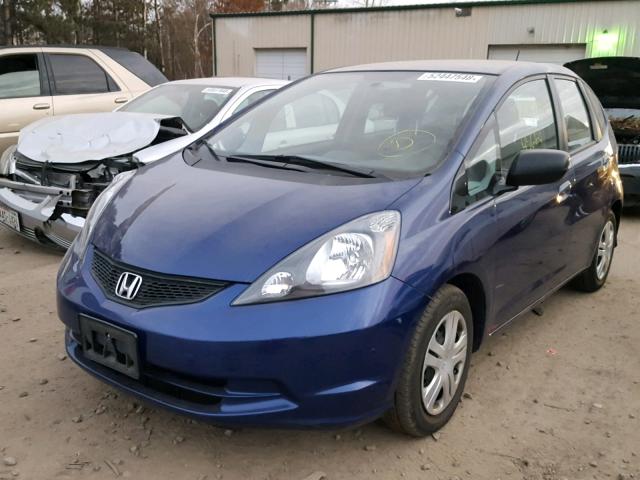 JHMGE8H35BC023061 - 2011 HONDA FIT BLUE photo 2