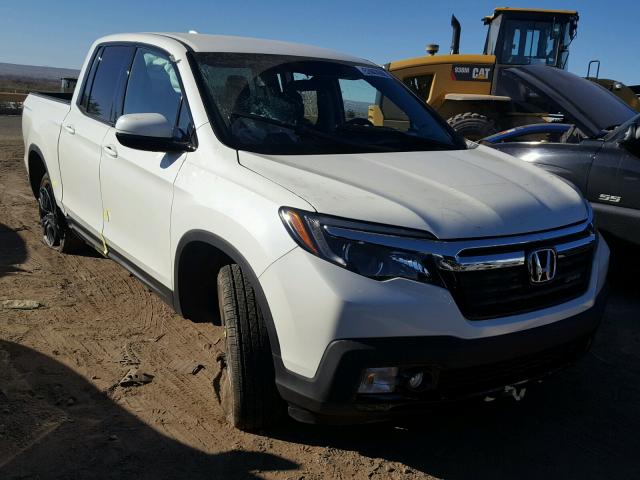 5FPYK3F17KB011846 - 2019 HONDA RIDGELINE WHITE photo 1