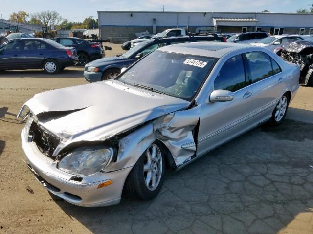 WDBNG84J15A459637 - 2005 MERCEDES-BENZ S 500 4MAT SILVER photo 2