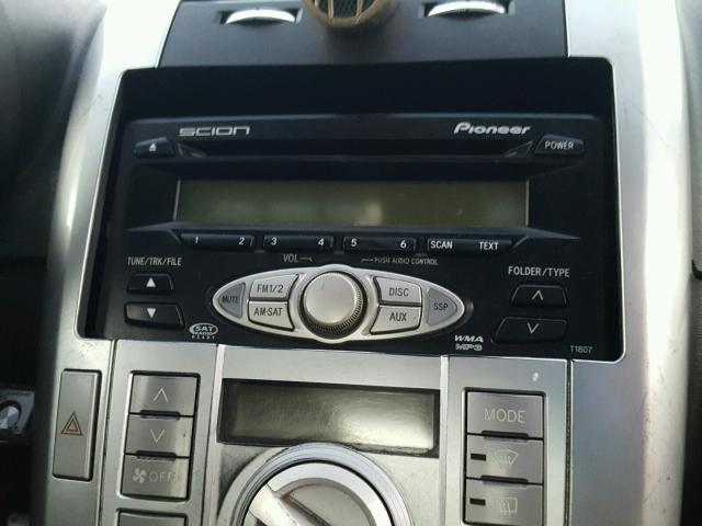 JTKDE177660075637 - 2006 TOYOTA SCION TC Boz foto 9