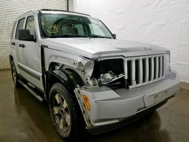 1J8GN28K28W245028 - 2008 JEEP LIBERTY SP SILVER photo 1