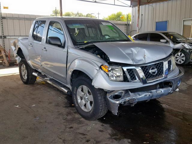 1N6AD0ER4AC433947 - 2010 NISSAN FRONTIER C SILVER photo 1