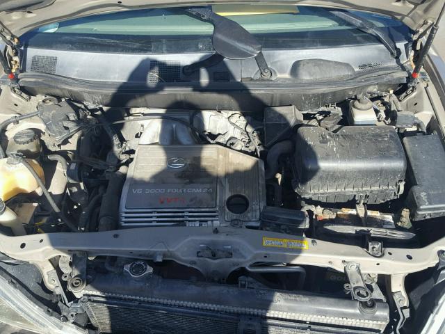 JT6HF10U4Y0129128 - 2000 LEXUS RX 300 GOLD photo 7