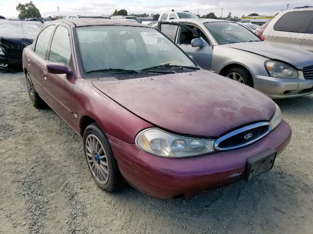 1FAFP6639WK282734 - 1998 FORD CONTOUR LX RED photo 1