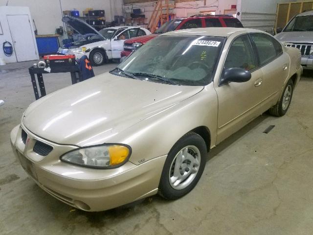 1G2NE52E65M156755 - 2005 PONTIAC GRAND AM S TAN photo 2
