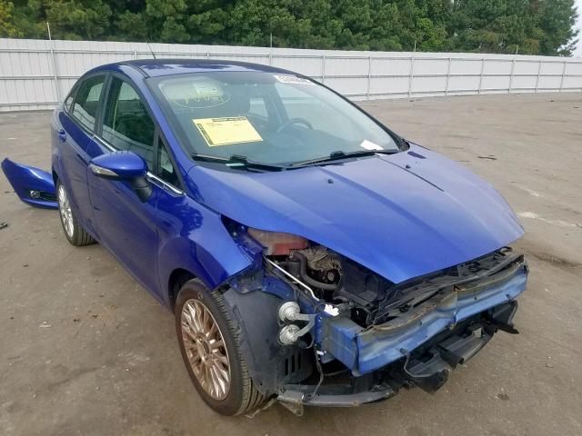 3FADP4CJ9EM239677 - 2014 FORD FIESTA TIT BLUE photo 1