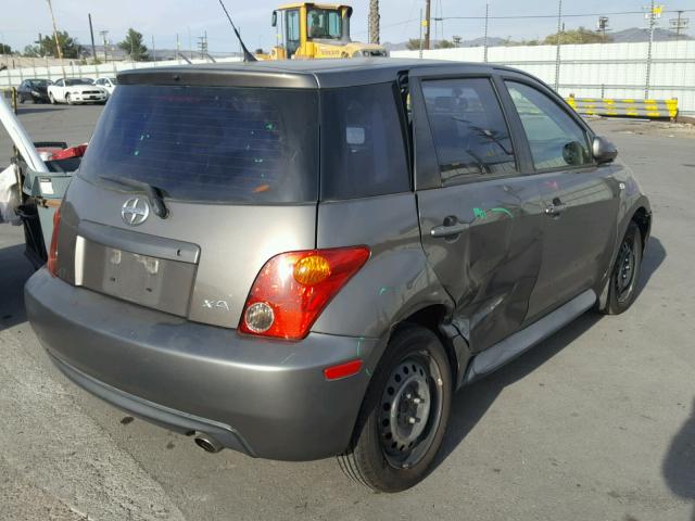 JTKKT624250118991 - 2005 TOYOTA SCION XA GRAY photo 4