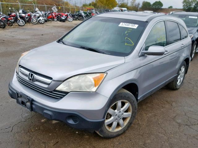 JHLRE48748C019083 - 2008 HONDA CR-V EXL SILVER photo 2