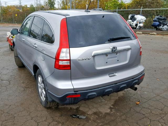 JHLRE48748C019083 - 2008 HONDA CR-V EXL SILVER photo 3