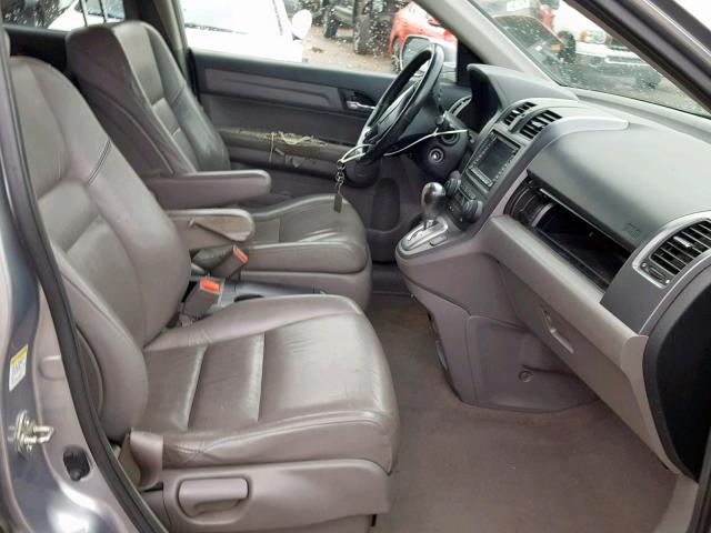 JHLRE48748C019083 - 2008 HONDA CR-V EXL SILVER photo 5