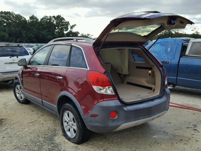 3GSCL33P88S630260 - 2008 SATURN VUE XE BURGUNDY photo 3