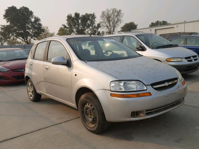 KL1TD66628B048395 - 2008 CHEVROLET AVEO BASE Gümüş foto 1