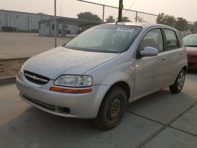 KL1TD66628B048395 - 2008 CHEVROLET AVEO BASE Gümüş foto 2