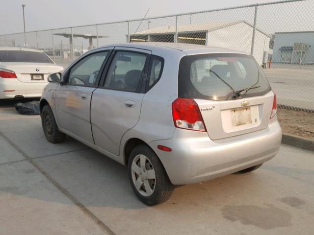 KL1TD66628B048395 - 2008 CHEVROLET AVEO BASE Gümüş foto 3