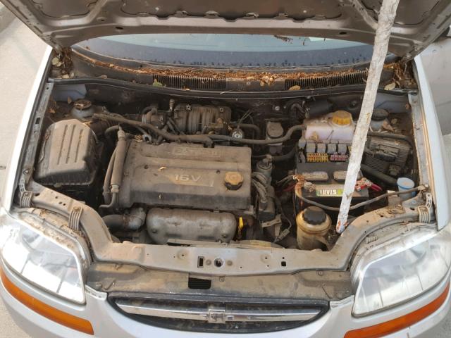 KL1TD66628B048395 - 2008 CHEVROLET AVEO BASE Gümüş foto 7