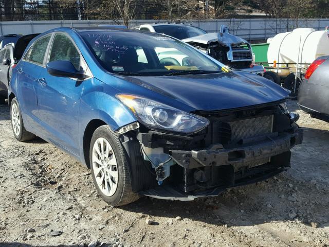 KMHD35LH1GU262535 - 2016 HYUNDAI ELANTRA GT BLUE photo 1