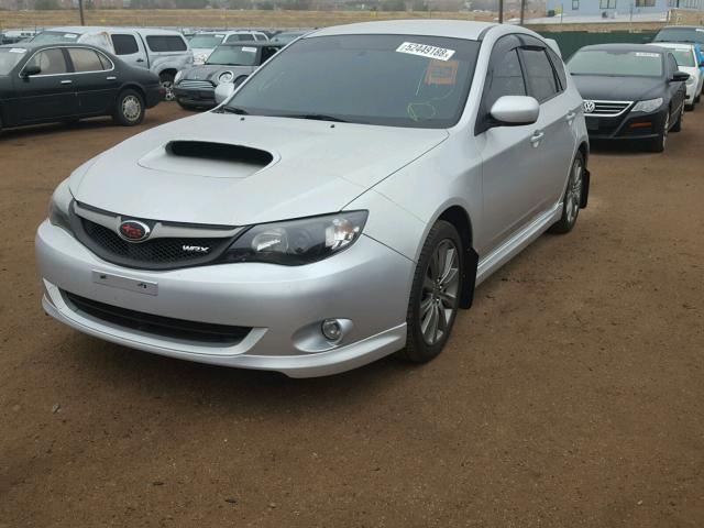 JF1GH76659G815218 - 2009 SUBARU IMPREZA WR SILVER photo 2