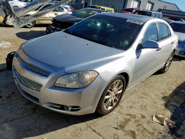 1G1ZE5EUXCF125311 - 2012 CHEVROLET MALIBU LTZ ვერცხლისფერი ფოტო 2