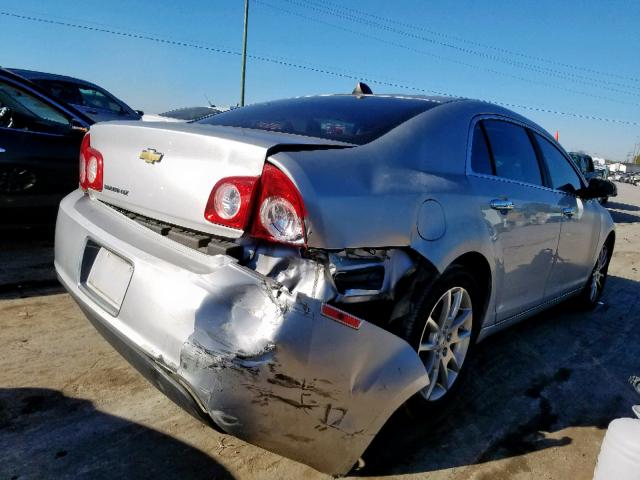 1G1ZE5EUXCF125311 - 2012 CHEVROLET MALIBU LTZ ვერცხლისფერი ფოტო 4