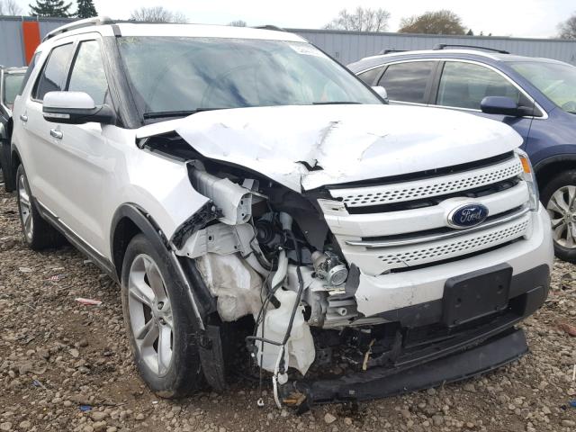 1FM5K8F81FGA15596 - 2015 FORD EXPLORER L WHITE photo 1