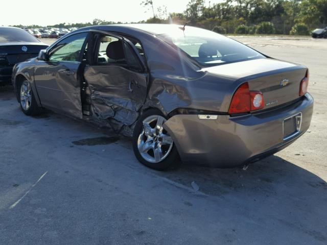 1G1ZC5EB2AF236873 - 2010 CHEVROLET MALIBU 1LT 棕色 照片 3