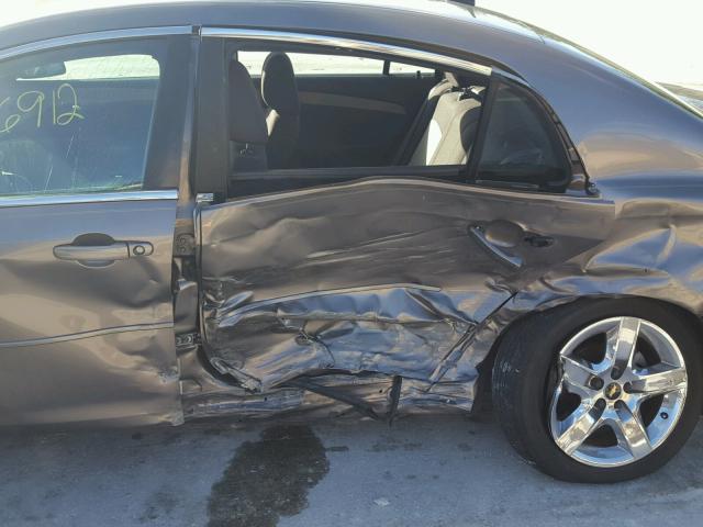 1G1ZC5EB2AF236873 - 2010 CHEVROLET MALIBU 1LT 棕色 照片 9