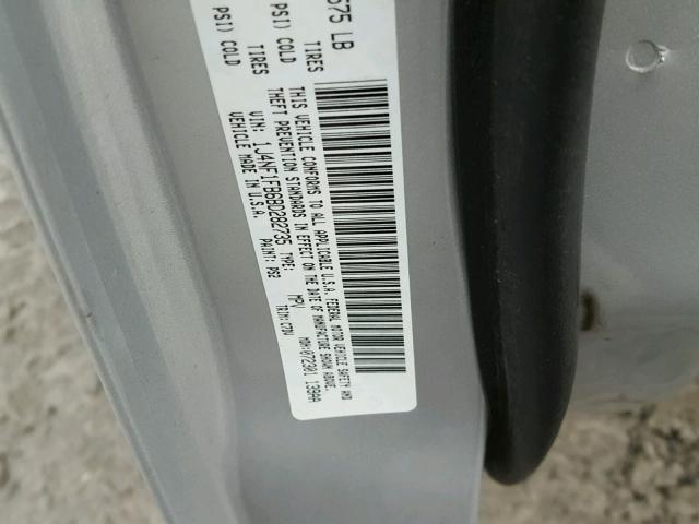 1J4NF1FB6BD282735 - 2011 JEEP COMPASS SP 银色 照片 10