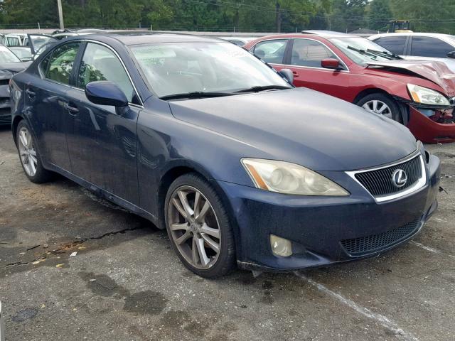 JTHBK262272047065 - 2007 LEXUS IS 250 BLACK photo 1