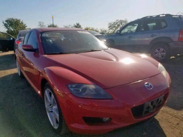 JM1FE17N640105537 - 2004 MAZDA RX8 RED photo 1