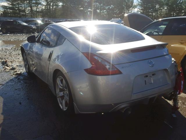 JN1AZ4EH4BM553958 - 2011 NISSAN 370Z BASE SILVER photo 3