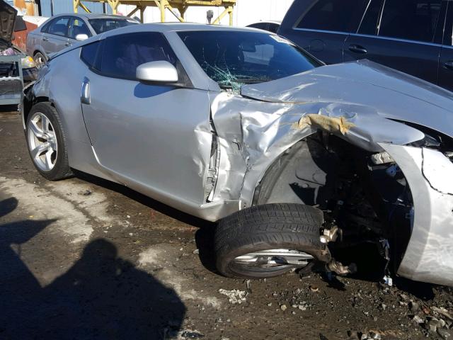 JN1AZ4EH4BM553958 - 2011 NISSAN 370Z BASE SILVER photo 9