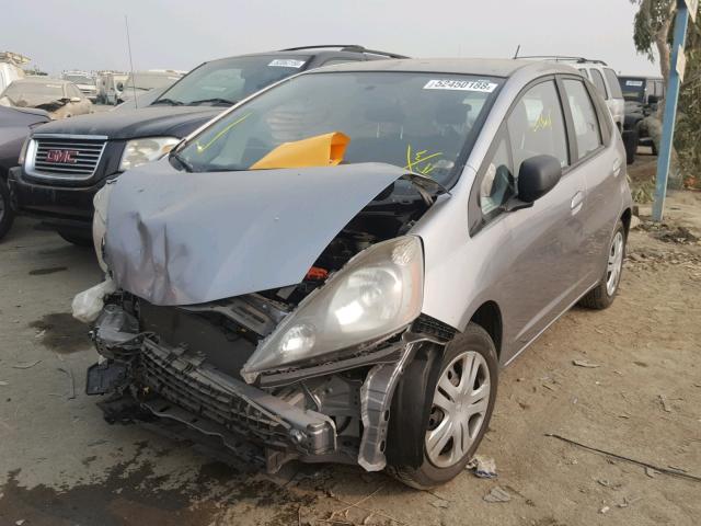 JHMGE8H27AS002787 - 2010 HONDA FIT SILVER photo 2