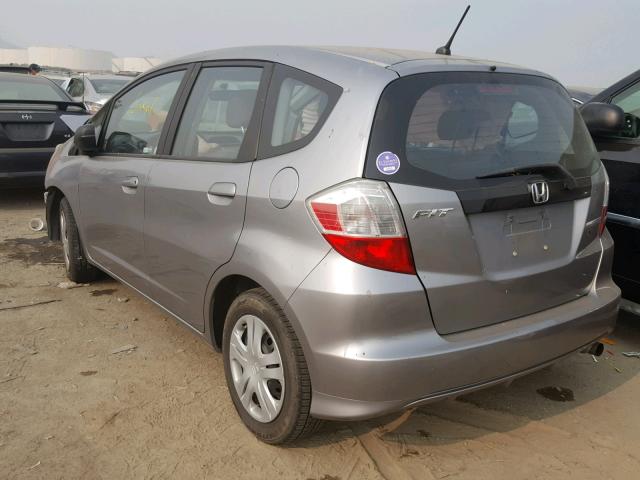 JHMGE8H27AS002787 - 2010 HONDA FIT SILVER photo 3