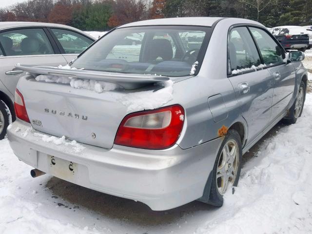 JF1GD67542G514747 - 2002 SUBARU IMPREZA RS SILVER photo 4