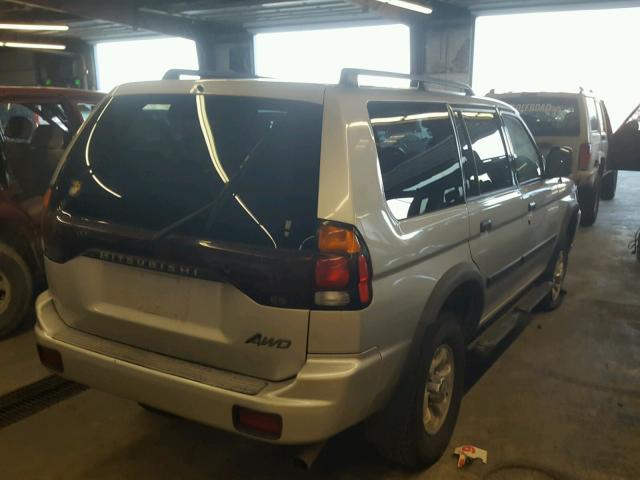 JA4MT21H42J023393 - 2002 MITSUBISHI MONTERO SP SILVER photo 4