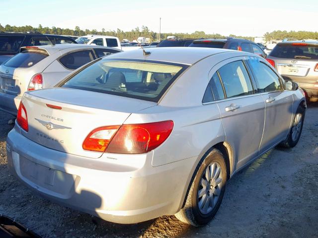 1C3CC4FB8AN134882 - 2010 CHRYSLER SEBRING TO SILVER photo 4