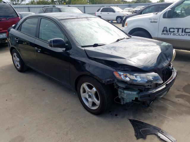 KNAFU4A20C5533458 - 2012 KIA FORTE EX BLACK photo 1