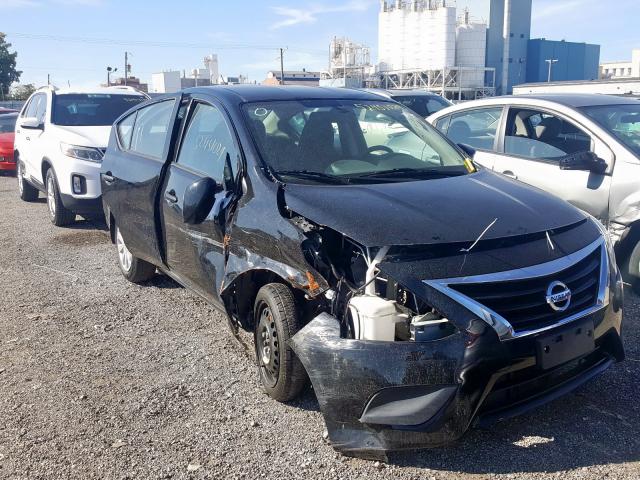 3N1CN7AP2GL913670 - 2016 NISSAN VERSA S BLACK photo 1