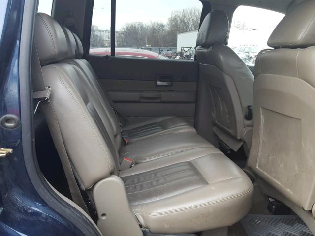 1D4HB58N96F149526 - 2006 DODGE DURANGO LI BLUE photo 6