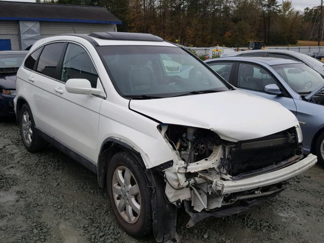 5J6RE38729L015763 - 2009 HONDA CR-V EXL WHITE photo 1