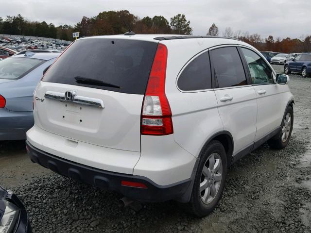 5J6RE38729L015763 - 2009 HONDA CR-V EXL WHITE photo 4