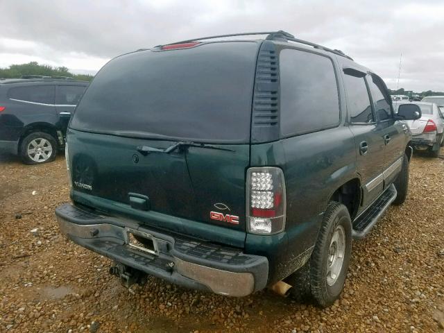 1GKEC13Z43J312872 - 2003 GMC YUKON GREEN photo 4